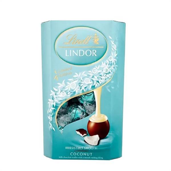 Lindt Lindor Coconut Chocolate Truffles Imported